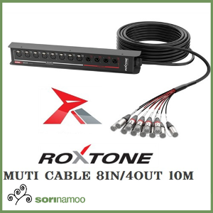 [ROXTONE] SFBN0804L10 오디오멀티박스 10m플로어스테이지박스8 input4 output