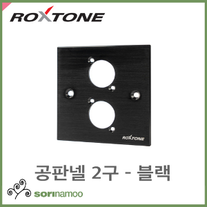 [ROXTONE] RWPA60-2-BK /알루미늄 공판넬/2구/블랙