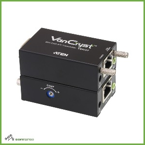 [ATEN] VE022-AT-K / 미니 VGA/오디오 Cat 5 연장기 (1280 x 1024@150m)