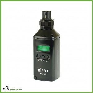 [MIPRO] TA-58/ 디지털 플러그온 무선시스템/ 유선마이크를 무선으로 변환/ 와이어킬러/ 미프로