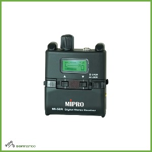 [MIPRO] MI-58R/ 인이어 모니터 시스템 수신기 5.8GHZ/ 스테레오 바디팩 수신기/ 인이어 수신기 벨트팩/ 미프로