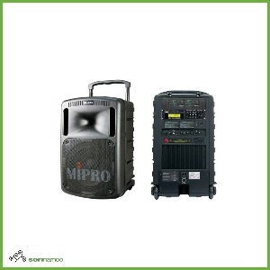 [MIPRO] MA-808M (H/T)/ 이동형 앰프/ 충전식 앰프/ 무선 2채널 가능/ 행사용 앰프/ 미프로