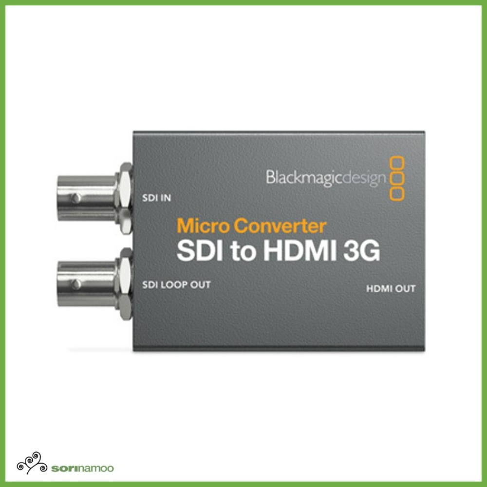 [BLACKMAGIC DESIGN] Micro Converter SDI to HDMI 3G(어댑터 유무 선택) / 비디오 컨버터 / 모니터